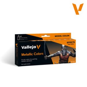 Vallejo Metallic Colors Model Color Effects Set, 8 × 18 ml