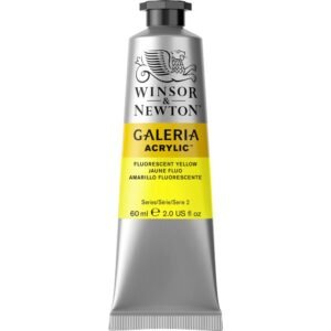 Winsor & Newton Galeria Acrylic, Fluorescent Yellow, 60 ml